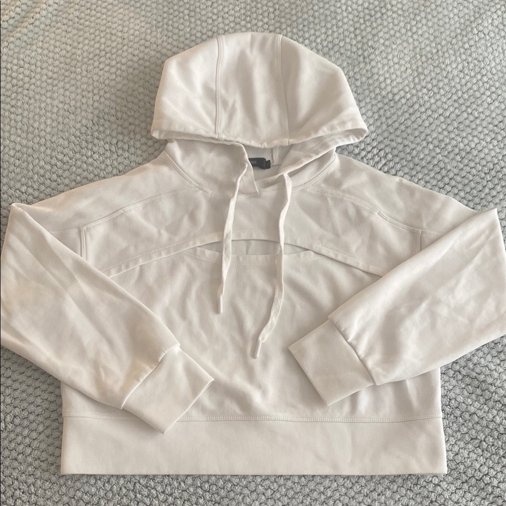 Cream Hooded Sweatshirt